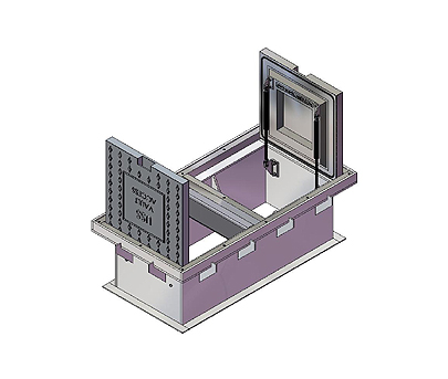 USS(2)24S-20X46-18D-VA-Steel Vault Access